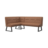 Cerutti Tan Corner Dining Bench Set - Pendle Village Furniture