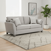Cromwell Light Grey Linen Fabric Sofa