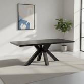 Camden 160cm Black Oak Dining Table