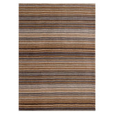 Carter Modern Striped Beige/Brown Rug - Pendle Village Furniture