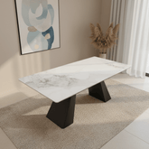 Casa 1.8M White Milan Ceramic Dining Table