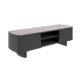 Catania Dark Grey Ceramic Top TV Unit - Pendle Village Furniture