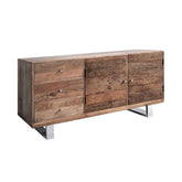 Noir Railway Sleeper Wood Sideboard - Pendle Village Furniture