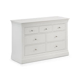 Claremont 4+3 Drawer Chest - White - Pendle Village Furniture