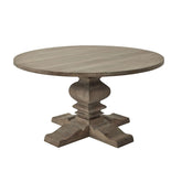 Copgrove Washed Bleach Wood Round Dining Table