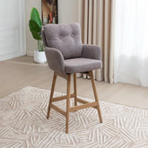 Cotswold Fabric Upholstered Counter Stools – Set of 2 - Pendle Village Furniture