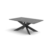 Creed Black Sintered Stone Coffee Table - Pendle Village Furniture