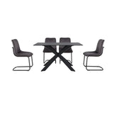 Cree Small Table and 4 Chairs Dining Set - Pendle Village Furniture