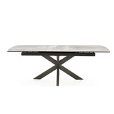 Crete Large Grey Extending Dining Table - Pendle Village Furniture