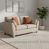 Cromwell Biscuit Linen Fabric Sofabed