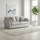 Cromwell Light Grey Linen Fabric Sofabed
