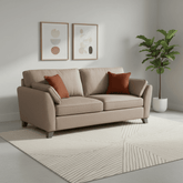 Cromwell Biscuit Linen Fabric Sofa
