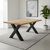 Hilton 220cm Light Oak Effect Dining Table