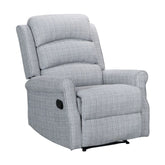 Daxter Natural Chenille Manual Recliner Armchair - Pendle Village Furniture