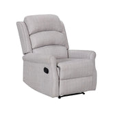 Daxter Natural Chenille Manual Recliner Armchair - Pendle Village Furniture