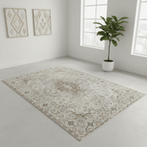 Da Vinci Elmund Grey Terracotta Traditional Rug