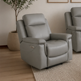 Dallas Leather Recliner Armchair