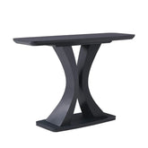 Delta Charcoal Console Table - Pendle Village Furniture