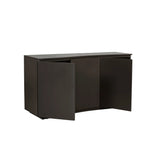 Delta 3 Door Charcoal Sideboard With LED Light - Pendle Village Furniture