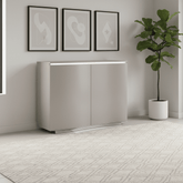 Delta 2 door Greige Sideboard With LED Light