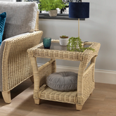 Arlington Natural Wash Rattan Lamp Table