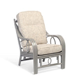 Madrid Grey Wash Cane Armchair - Pendle Village Furniture