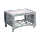 Desser Turin Grey Rattan Coffee Table - Pendle Village Furniture