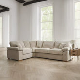Dexter Rich Fabric Upholstered Corner Sofa - Pendle Village Furniture