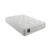 Dorlux Abbey 1000 pocket spring mattress with medium comfort, hypoallergenic fillings, knitted fabric and two-sided tufted design.