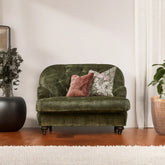 Dumpling Dion Fabric Snuggle Chair - Pendle Village Furniture