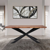 Earth 1.75M Large Sheesham Wood Dining Table - Pendle Village Furniture