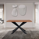 Earth 1.35M Small Sheesham Wood Dining Table - Pendle Village Furniture