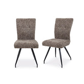 Ellison Sable Blend Fabric Dining Chairs - Set of 4 - Pendle Village Furniture