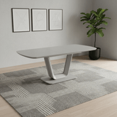 Enzio Light Grey 120 - 160cm Extending Dining Table