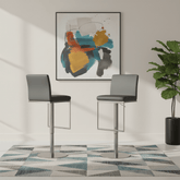 Enzo Leather Bar Stool - Set of 2