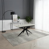 Ethan 1.6M White Sintered Stone Autorise Extending Dining Table - Pendle Village Furniture