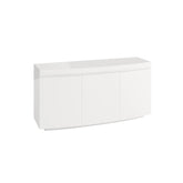 Fabian 3 Door Grey Sideboard with LED Light - Pendle Village Furniture