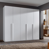 Frans 250cm Decor 5 Door Hinged Wardrobe - Pendle Village Furniture