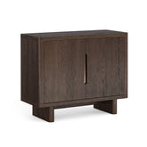 Saint Amond Dark Wood Small Sideboard - Pendle Village Furniture