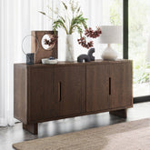 Saint Amond Dark Wood Large Sideboard - Pendle Village Furniture