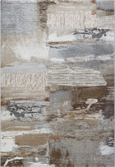 Galleria Modern Abstract Textured Brown Rug - Pendle Village Furniture