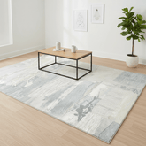 Galleria Modern Abstract Textured Grey Rug