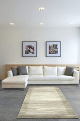 Galleria Rust/Orange Abstract Bordered Rug - Pendle Village Furniture