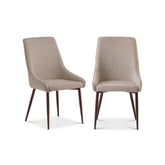 Granada Ivory Fabric Dining Chair – Set of 4 - Pendle Village Furniture