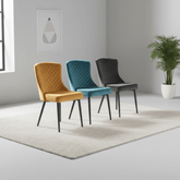 Grand Plush Velvet Dining Chair – Set of 4