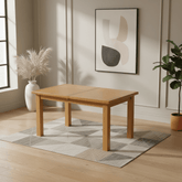 Hampshire Solid Oak Butterfly Extending Dining Table 120–165cm
