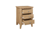 Havencrest 3 Drawer Bedside Oak - Pair - Pendle Village Furniture