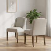 Whitby Grey Upholstered Dining Chair – Set of 2