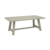 Whitby Soft Grey Wood Dining Table – 200cm - Pendle Village Furniture