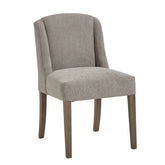 Whitby Woven Taupe Dining Chair – Set of 2 - Pendle Village Furniture
